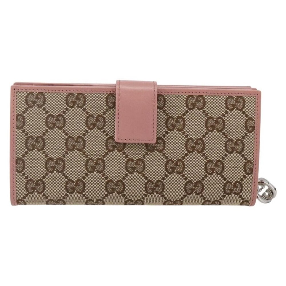 GUCCI GG Canvas Long Wallet Beige 233024 Auth - Picture 11 of 16